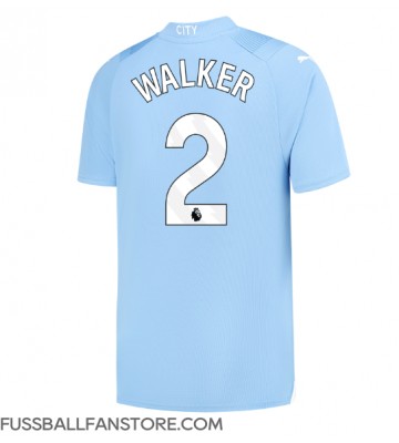 Manchester City Kyle Walker #2 Replik Heimtrikot 2023-24 Kurzarm